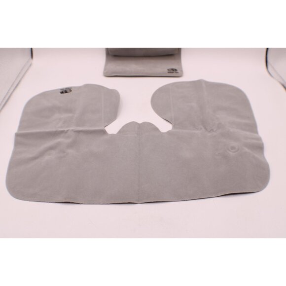 Voltage Valet Neck Pillow Comfort with Pouch Gray Inflatable Air Cushion Travel - Picture 3 of 8